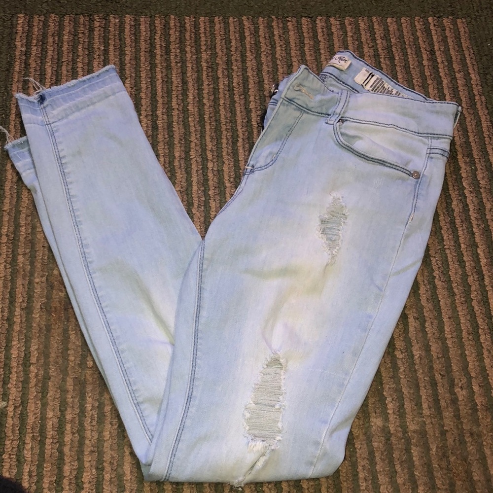 Light blue jeans